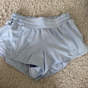 blue lululemon shorts